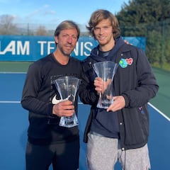 Fernando Vicente y Rublev, el dúo del año en la ATP
