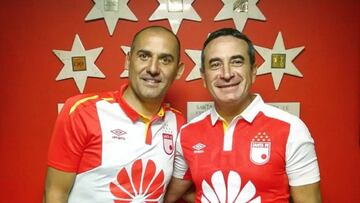 El entrenador uruguayo ya está en Bogotá y desde este jueves se unió a los trabajos del equipo, que estuvieron dirigidos durante dos días por el preparador físico.