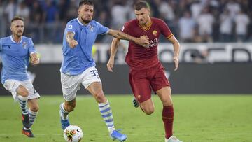 Lazio y Roma empatan un derbi inolvidable