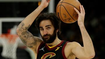 Ricky Rubio, durante su etapa en Cleveland Cavaliers.