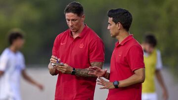 Fernando Torres, entrenador del Juvenil A del Atl&eacute;tico             
