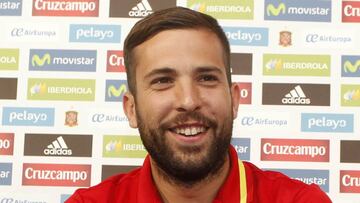 Jordi Alba: "Sergio Ramos es un espejo en el que mirarse"