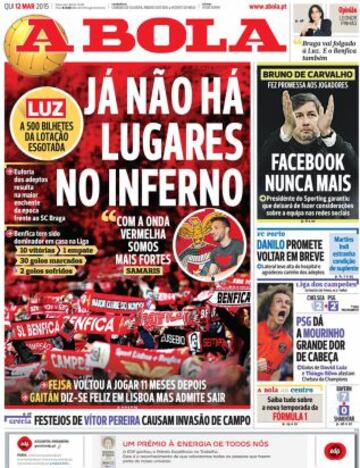 Portadas de la prensa deportiva