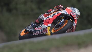 Marc Márquez en Brno.