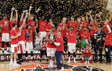 El equipo ruso, retirado de las competiciones europeas desde 2021, es el líder en esta lista. Cuenta con 19 apariciones en la Final Four, de las cuales ha salido campeón en ocho ocasiones, la mitad. La última vez que levantó el trofeo fue en 2019.