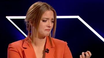 La presentadora María Casado rompe a llorar por la audiencia de su programa