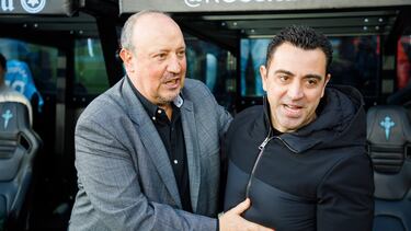 17/02/24 PARTIDO PRIMERA DIVISION
CELTA DE VIGO - FC BARCELONA
RAFA Benitez y Xavi HERNANDEZ