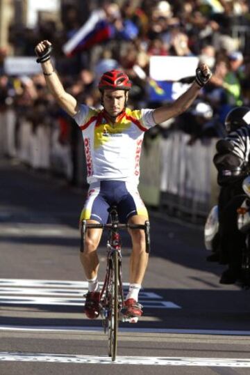 Mundial de Ontario (Canadá) de 2003. Igor Astarloa ganó la medalla de oro en ruta.