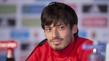 Silva, en rueda de prensa.