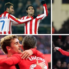Morata-Costa, la novena pareja de delanteros de Simeone