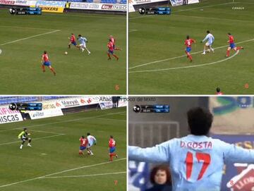 El gol de Diego Costa en el Numancia-Celta (2008)