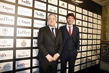 V Edici車n de la Cena Pirata. Esteban Granero, jugador del Espanyol y organizador del evento junto con Florentino P谷rez, presidente del Real Madrid.