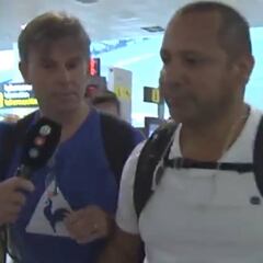 El padre de Neymar no quiso hablar sobre un posible traspaso