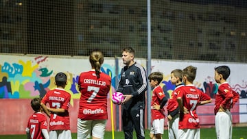 José Caatillejo entrendor en la Acdemia SC7