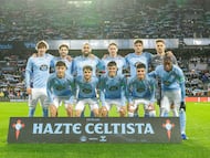 Formación inicial del Celta contra Osasuna en Balaídos para disputar el partido correspondiente a la 23ª jornada de LaLiga EA Sports.