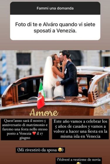 ?lvaro Morata y Alice Campello volverán a darse el 'sí, quiero'