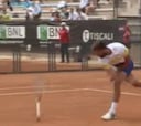 Italian Open: Paire loses temper, smashes raquet in Mahut clash