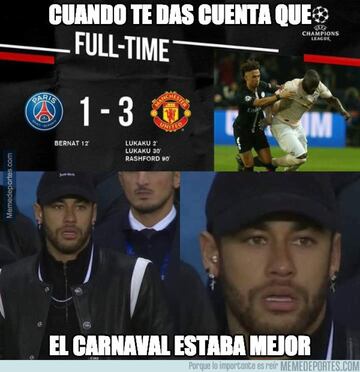 Los mejores memes del PSG-M. United