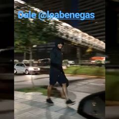 La broma de Aveldaño por el look de Leandro Benegas