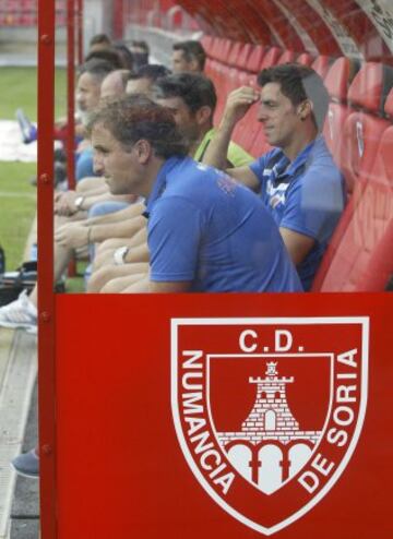 JAGOBA ARRASATE entrenador del Numancia desde junio de 2015. En la temporada pasada quedó en la 10ª posición con el Numancia y fue renovado por un año más.