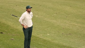 CHEONAN, SOUTH KOREA - OCTOBER 26: Nacho Elvira of Spain is seen on the 9th hole on day four of the Genesis Championship 2025 at Woo Jeong Hills Country Club on October 26, 2025 in Cheonan, South Korea. (Photo by Luke Walker/Getty Images)