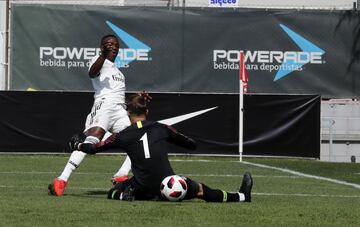 Secuencia del  gol de Vinicius que supuso el 1-1 en el partido.