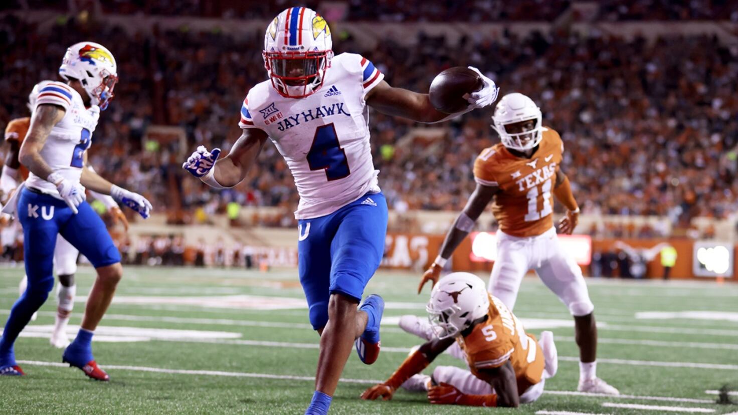 Listen Live: Kansas Jayhawks vs. Texas Longhorns 9/30