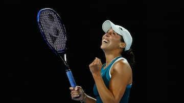 Madison Keys flys the flag for the United States as she prepares to face Aryna Sabalenka in the 2025 Australian Open women’s singles final.