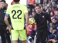 Muneta, entrenador del Mirandés.