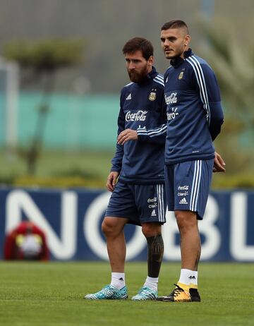 El entrenamiento de la Selección en Ezeiza, en imágenes