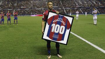 Pedro L&oacute;pez celebr&oacute; su partido 100 esta temporada y podr&aacute; seguir cumpliendo de azulgrana, al menos, un a&ntilde;o m&aacute;s.