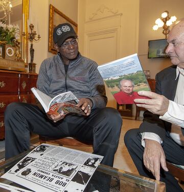 Bob Beamon y Miguel Vidal repasaron sus encuentros.