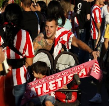 La celebración en la plaza de Neptuno