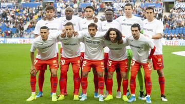 El Getafe posa con la camsieta en apoyo a Markel Bergara.