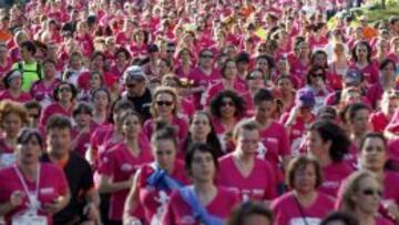  La Carrera de la Mujer reuni&oacute; a 25.000 corredoras en las calles de Madrid.