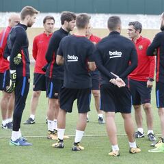 Sesión en familia del Barcelona