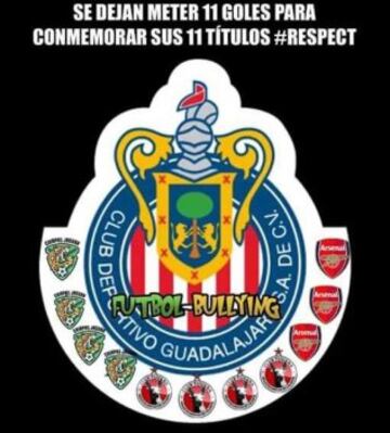 Memes Arsenal vs Chivas