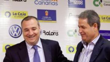 <b>ILUSIÓN. </b>El presidente, en la imagen con Nicolás Ortega, espera que la afición vuelva a tener fe.