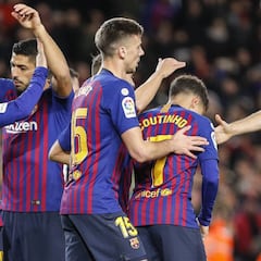 1x1 del Barça: Messi y Suárez, a lo suyo, con tres goles y tres puntos