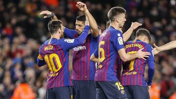 1x1 del Barça: Messi y Suárez, a lo suyo, con tres goles y tres puntos