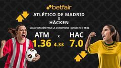 Atlético de Madrid vs. Häcken: horario, dónde ver, pronósticos y cuadro