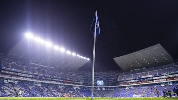 General View Stadium during the game Puebla vs Pumas UNAM, corresponding to Round 09 of the Torneo Apertura 2023 of the Liga BBVA MX, at Cuauhtemoc Stadium, on September 22, 2023.
<br><br>
Vista General del Estadio durante el partido Puebla vs Pumas UNAM, correspondiente a la Jornada 09 del Torneo Apertura 2023 de la Liga BBVA MX, en el Estadio Cuauhtemoc, el 22 de Septiembre de 2023.