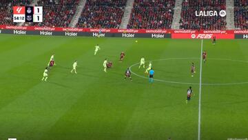 Alucinante: Cubarsí, 13 kilos menos, mandó a la lona al ‘ogro’ Muriqi en la acción decisiva del 1-2