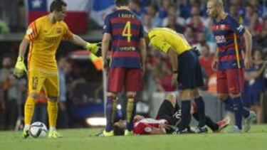 Claudio Bravo en el empate 1-1 ante Athletic de Bilbao.
