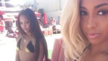 ¡Un jugador de la NBA presume de tener dos novias!