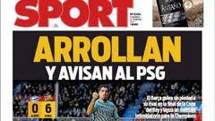 Prensa de Barcelona: La goleada avisa al PSG