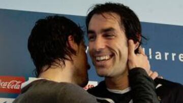 <b>PREOCUPACIÓN. </b>Capdevila y Pires se muestran optimistas ante la mala imagen del Submarino.