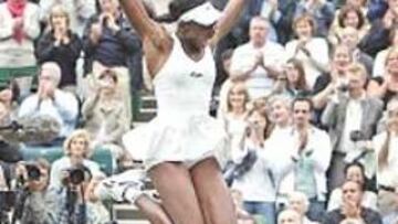 <b>EUFÓRICA. </b>Venus mostró su alegría tras ganar por 7-6 y 6-1.