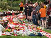 El sentido homenaje de un hincha del Everton a Diogo Jota en Anfield