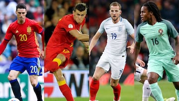 Aduriz, Bale, Kane y Renato Sanches estar&aacute;n en la Eurocopa.